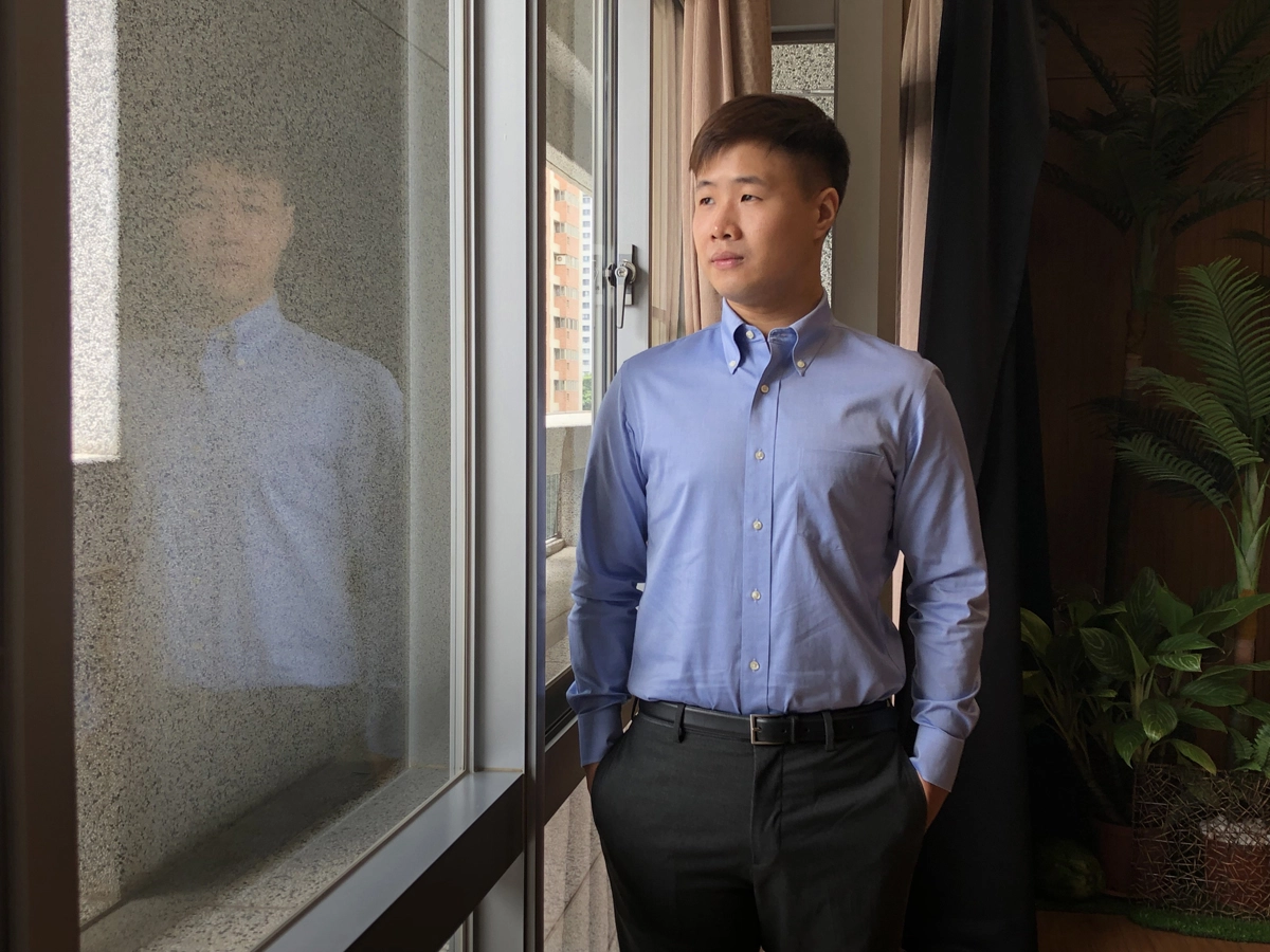 即將三十而立的劉豐菖，用自己的力量走出生命勇者的人生。(攝影：陳誼謙)