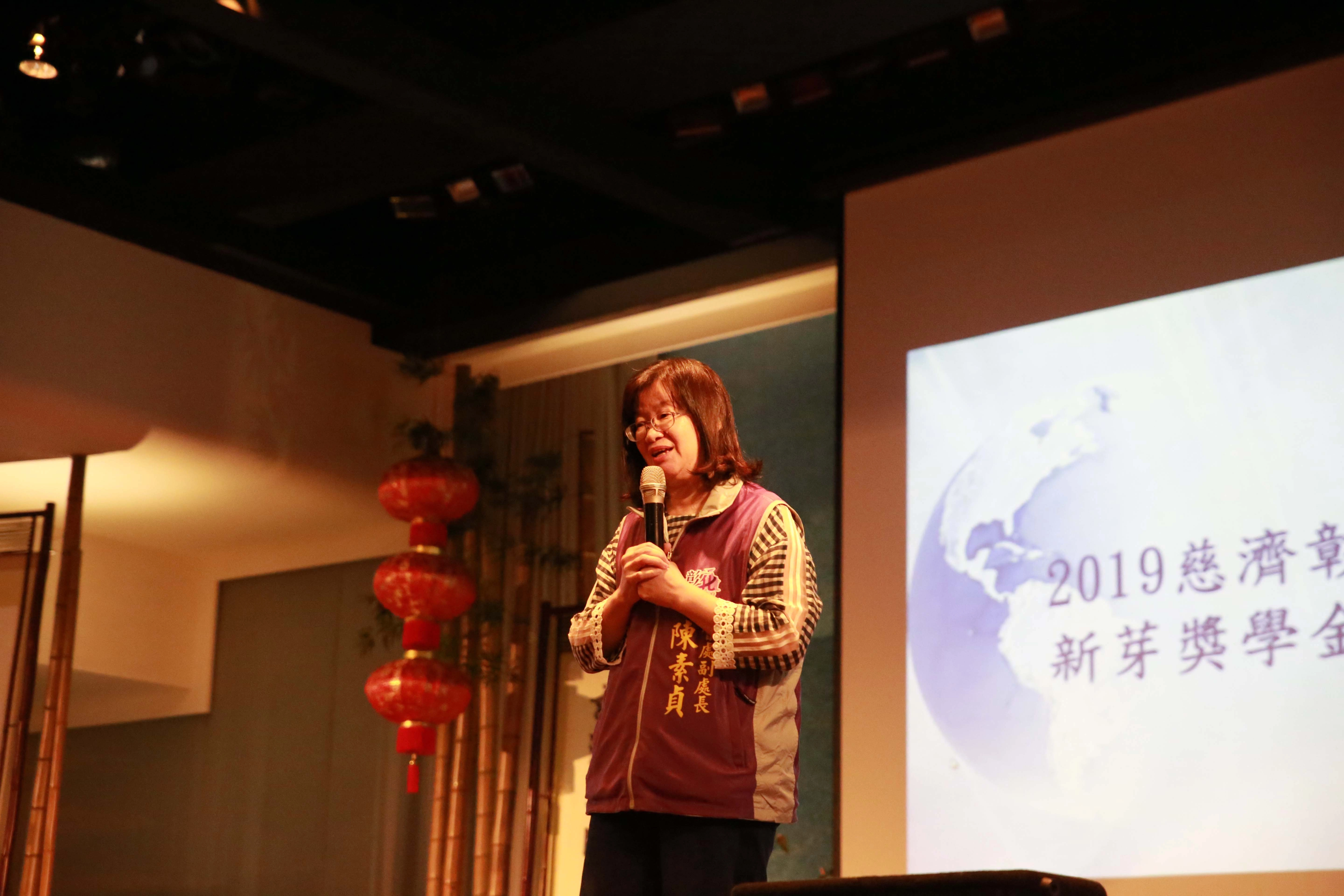 彰化縣政府社會處陳素貞副處長出席頒獎典禮。(攝影：蘇聰宇)