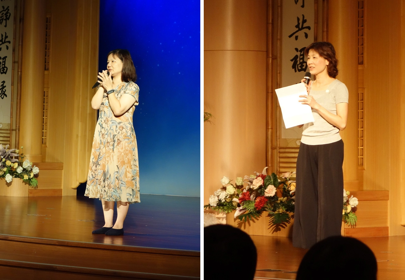 （左圖）基隆市教育處陳怜伶督學、（右圖）基隆市社會處兒少及社會救助科黃靜宜科長