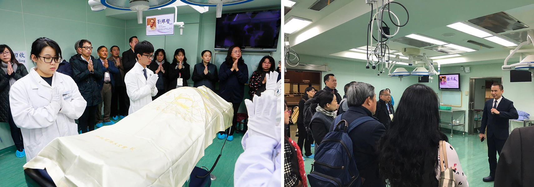 馬來西亞台灣教育文化協會中學校長團參與模擬手術課程啟用典禮，由曾國藩主任親自介紹。
