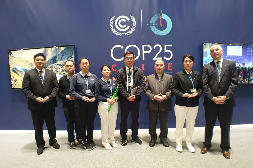 第25屆聯合國氣候變遷綱約國大會(COP25)12月2日起在西班牙舉行，慈濟以觀察員身分出席為期2週的大會。 