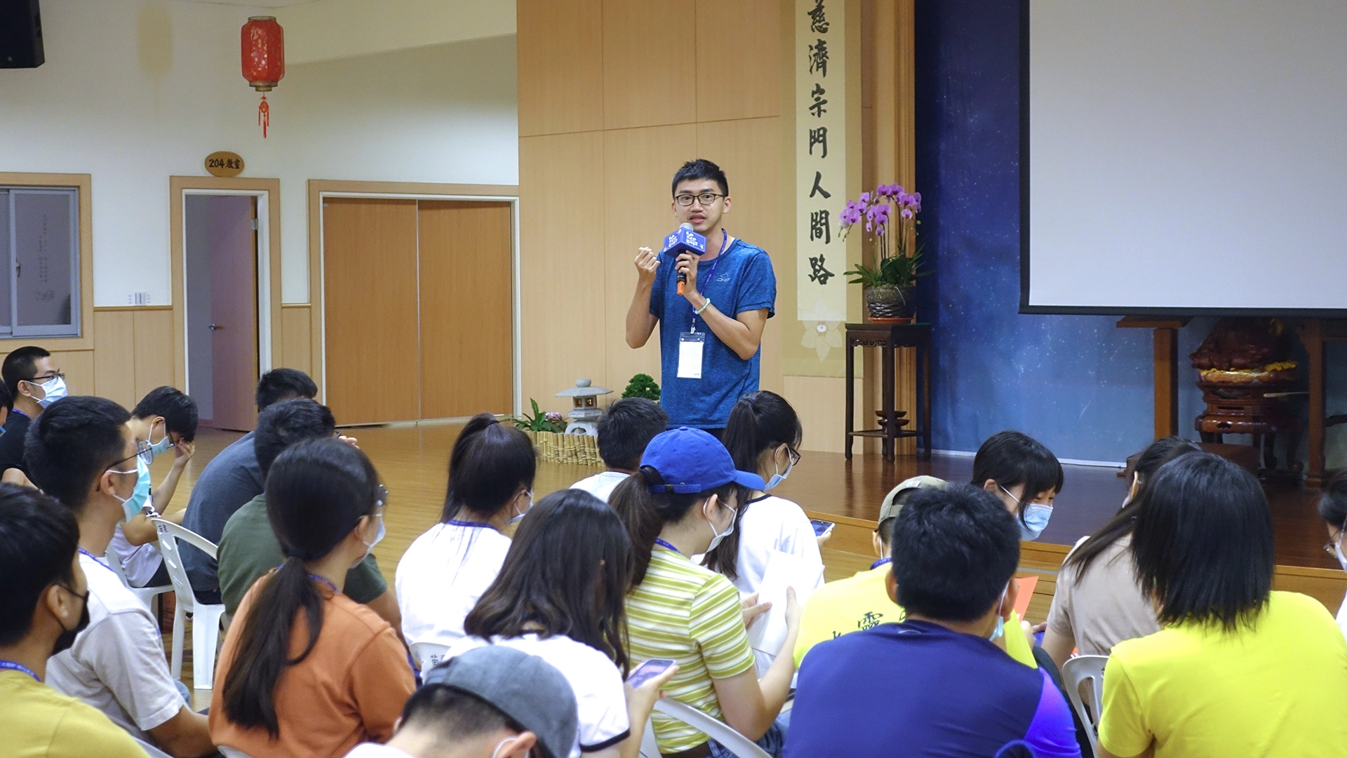 物管運輸組的蔡承翰分享，我們都會想要給別人「我們想要給的」，但應該是要給予「對方需要的」。