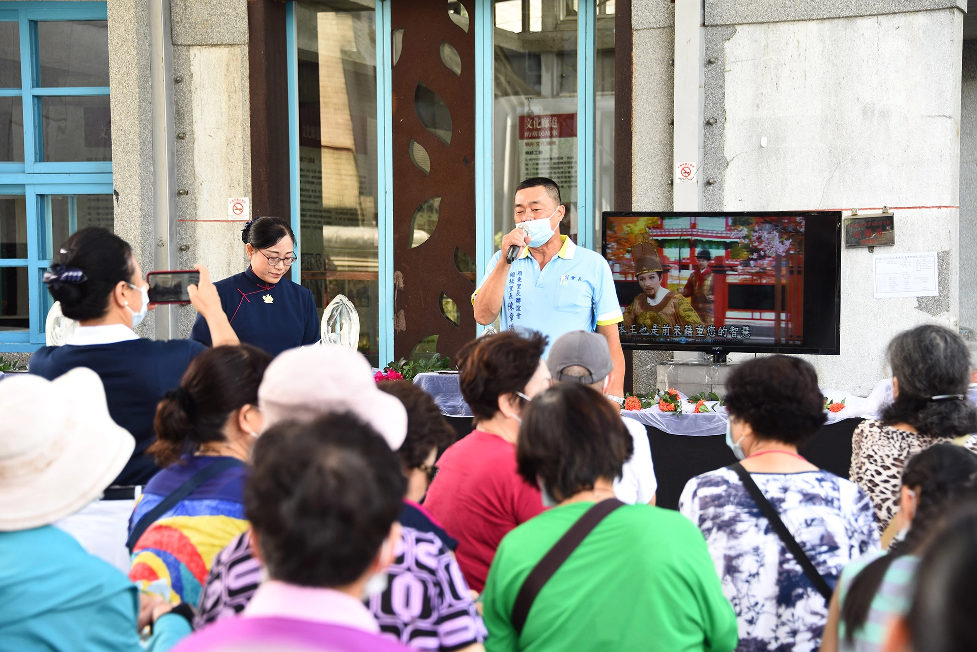 維揚里里長陳章琳分享他跟太太響應素食已3個月。