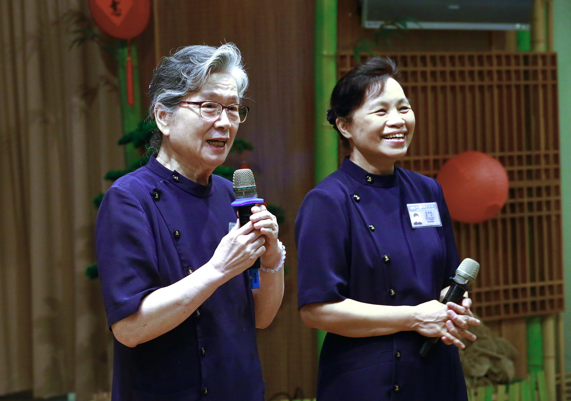 在「慈誠懿德使命與承擔」的課程中，資深志工林勝勝表示，在慈大二十多年日子陪伴孩子的日子過得很快。一路以來毫無保留，將慈大慈懿會視為第二生命。