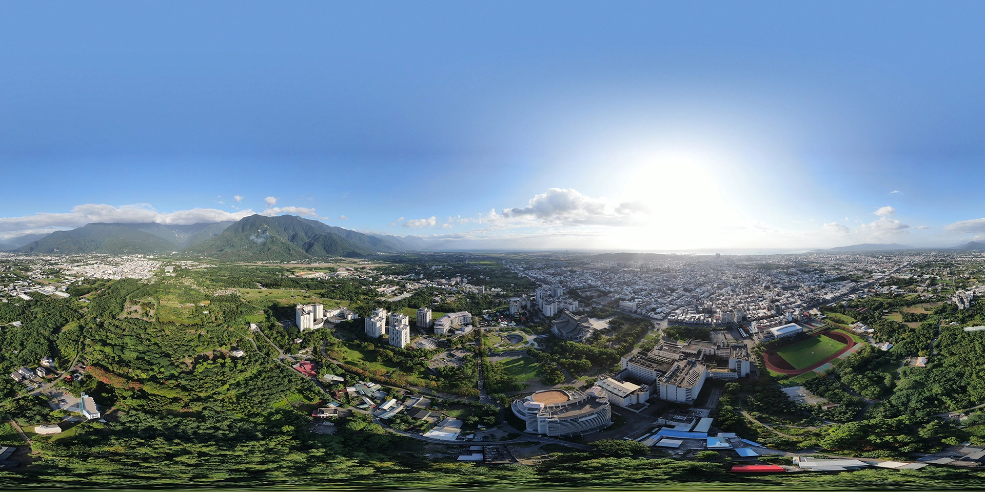 慈濟大學空景，拍攝者：游錫璋