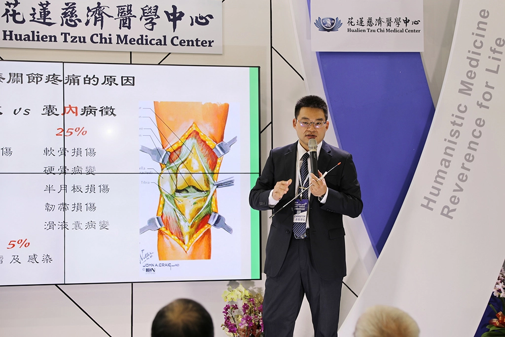 花蓮慈院運動醫學中心劉冠麟醫師進一步指出，在保守療法無效之後，除了吃藥之外，細胞療法是一個替代的選擇，目前，經由醫師仔細的評估病灶位置，檢查力線是否正確、排除關節內物理性壓迫的病兆後，即可考慮細胞治療。