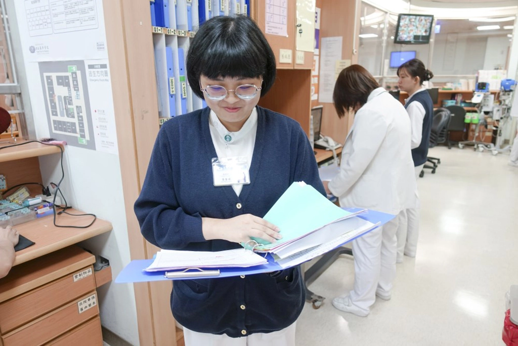臺北慈濟醫院護理師黃馨瑤
