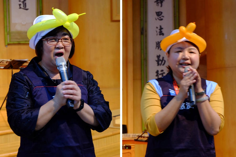 （左圖）羅東鎮長吳秋齡、（右圖）宜蘭縣府社會處科長李曉芹。(慈濟基金會提供)
