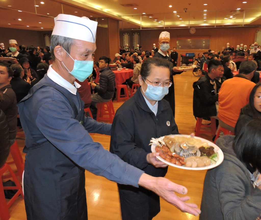1月12日大臺北地區，包含慈濟東區聯絡處、關渡、板橋、雙和、新店等五處道場同步舉行。