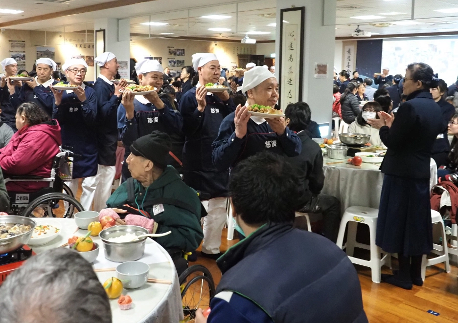大臺北地區最後一場冬令發放暨感恩圍爐活動，1月19日在三重志業園區舉行。