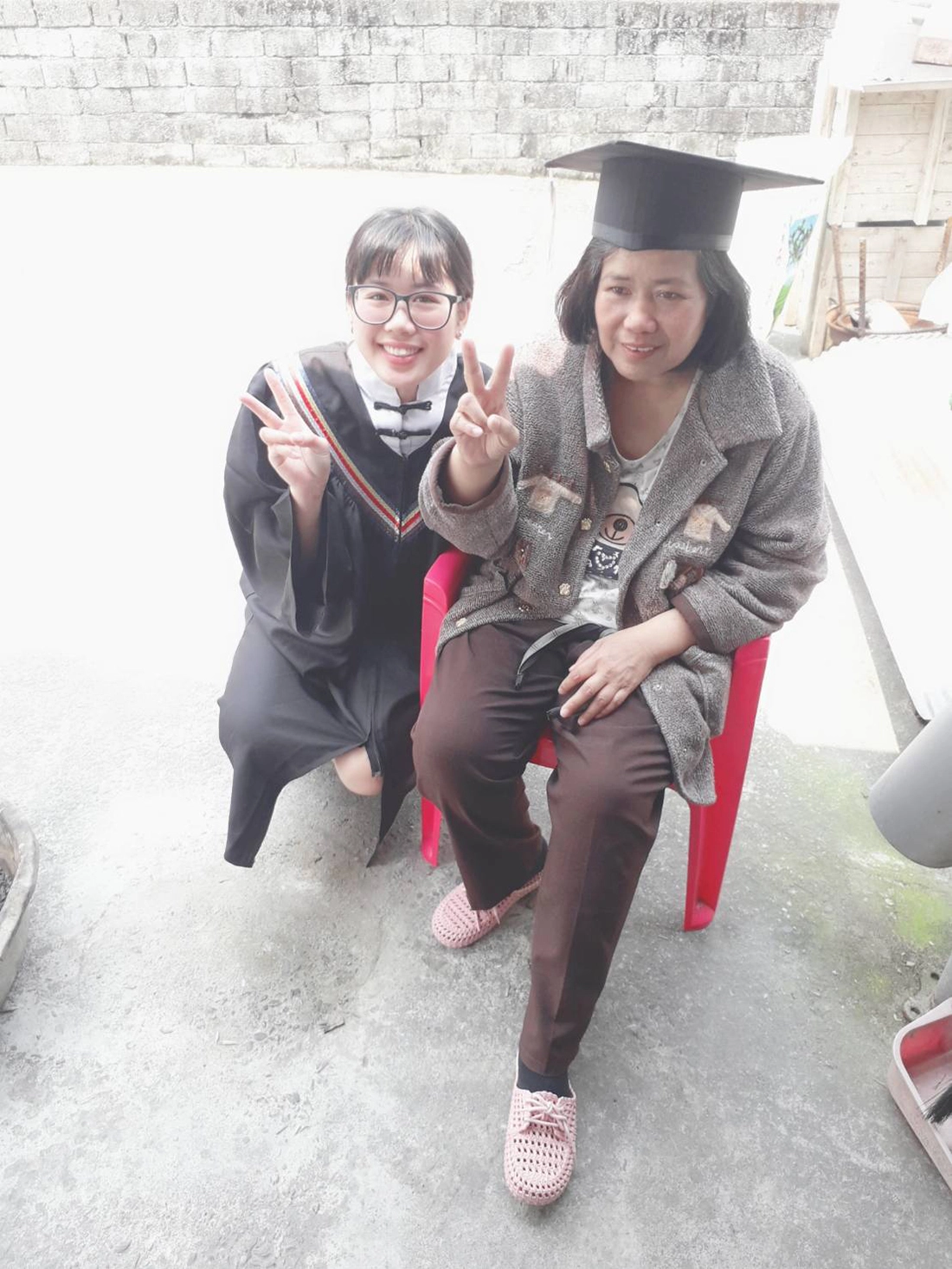 楊雅婷和媽媽互相陪伴與鼓勵，成為支撐彼此的助力。