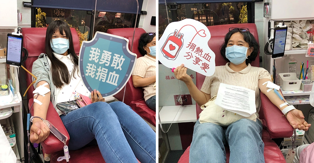 台電北市區處和台北捐血中心連續舉辦三年的「揮灑熱情丶挽袖捐血」活動，今年由朱榮貴處長和台電同仁一起響應，更吸引不少來申辦用電業務的民眾參與，成果大約是第一年募得的三倍之多，替長期血荒紓解不少壓力。