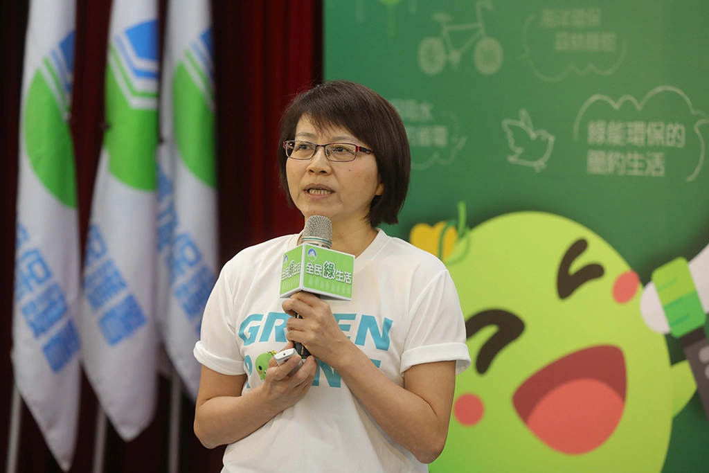 管考處長洪淑幸宣導全民綠生活從食、衣、住、行、育、樂、購六面向身體力行