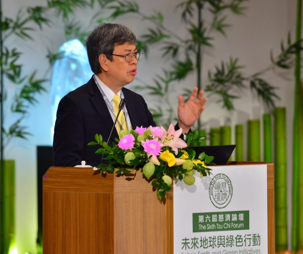 前副總統陳建仁以「新興傳染病與永續發展」為題分享。
