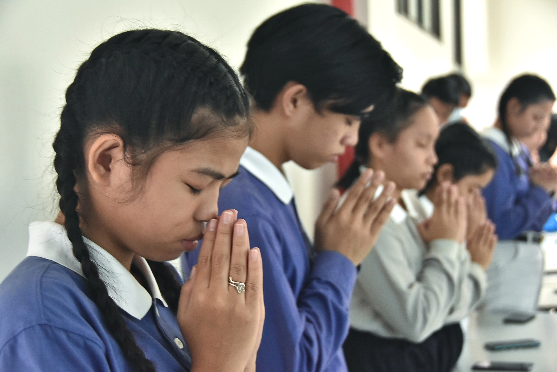 慈濟科技大學菲律賓學生主動募心募愛，祈禱家鄉盡快復原。