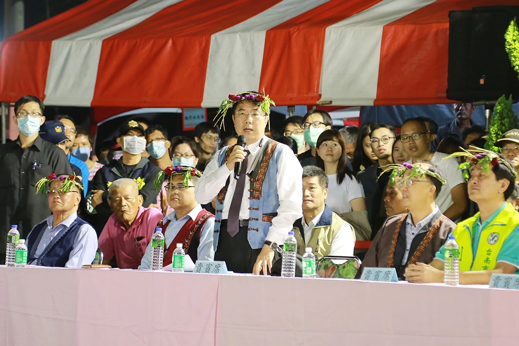 2020吉貝耍夜祭盛大登場 黃偉哲：未來投注更多關懷讓西拉雅族得到正名。