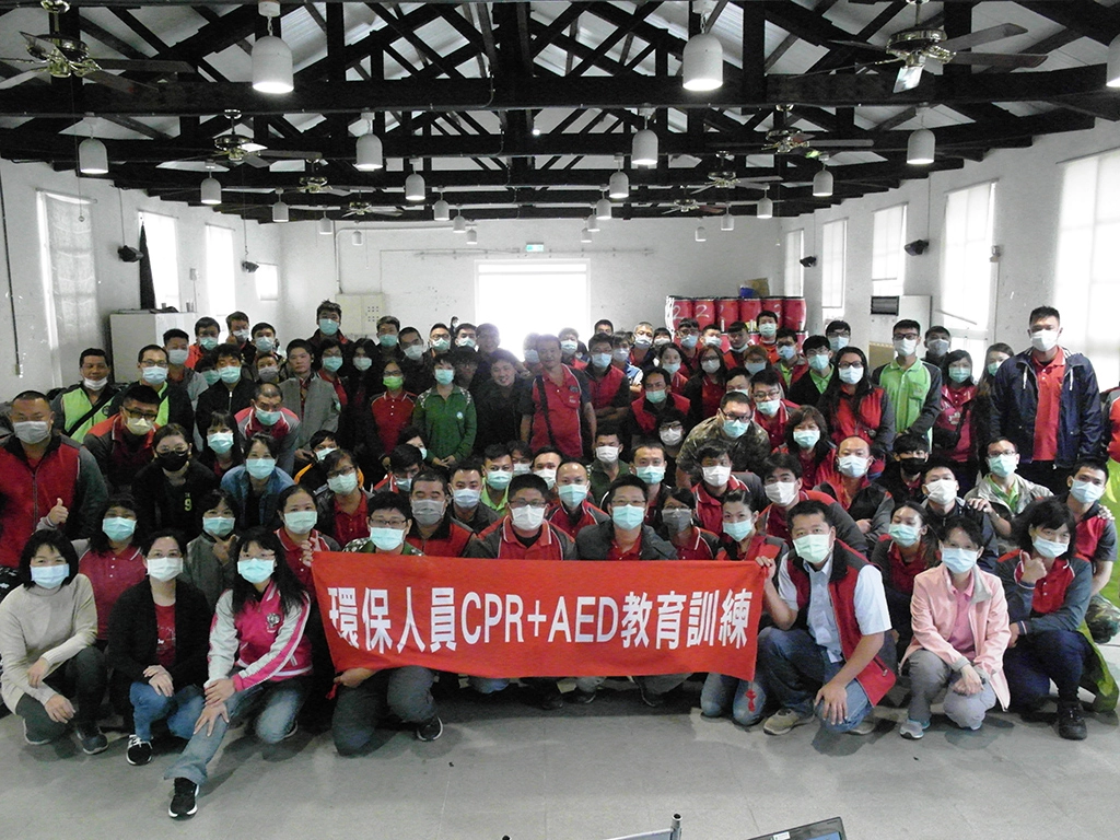 中市環保局培訓800名救護人力。