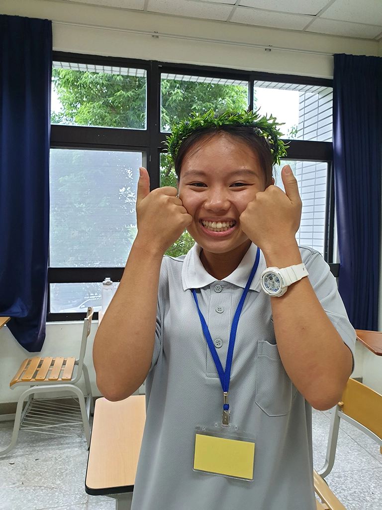慈濟大學公衛系一年級劉鈺禎。