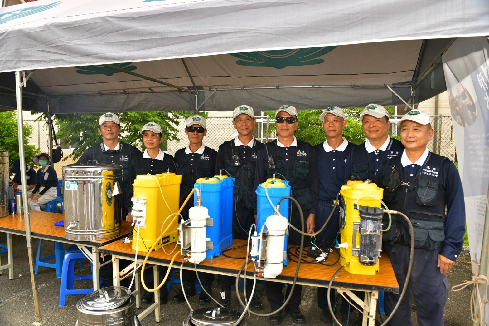 高雄國家防災日演練，慈濟展示後勤支援能量。