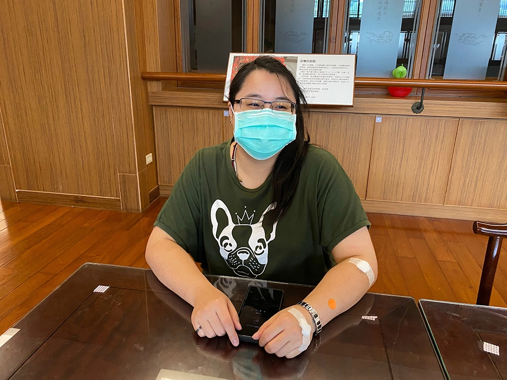 劉小姐的朋友因白血病往生，讓她覺得非常不捨，而專程從石岡區開車前來參加驗血建檔。