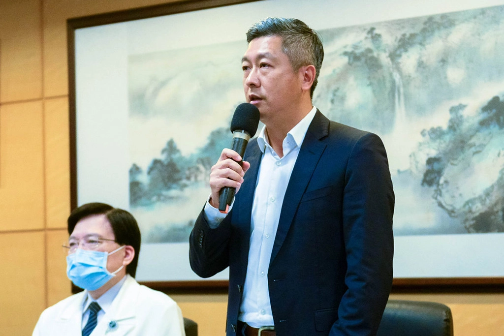 醫福會王森稔副執行長說明公共安全的重要。