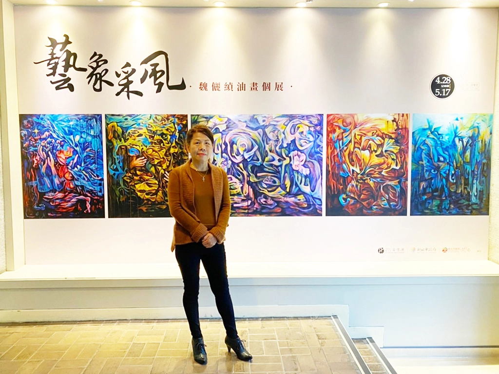 活到老學到老，藝術家魏儷緽用畫筆揮灑出新北市北海岸之美。