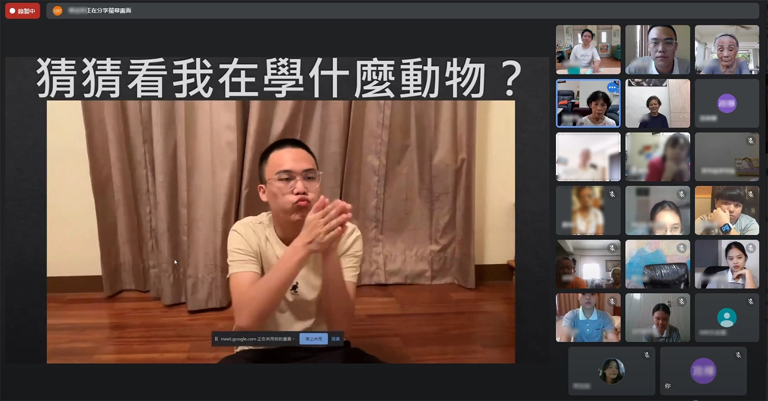實習生激發創意，為失智長輩設計課程。