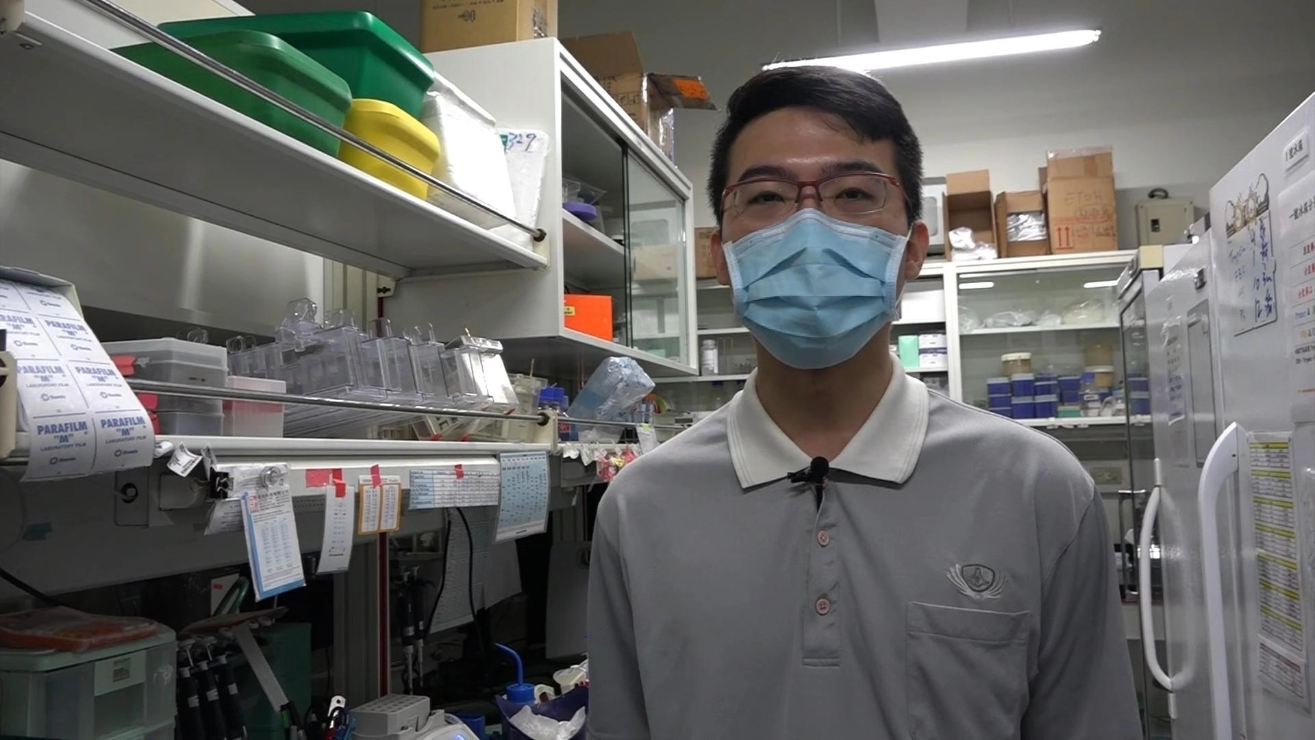 藥毒所博士班王奕捷同學主要在做心臟疾病保護研究，在過程中他也會遵守動物中心的3R政策。