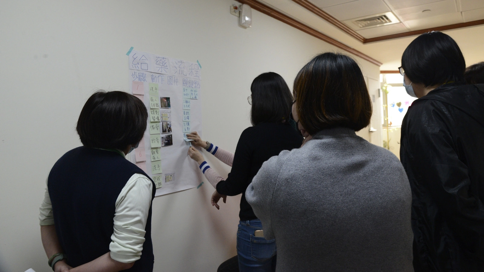 學員依據不同改善主題進行分組實作