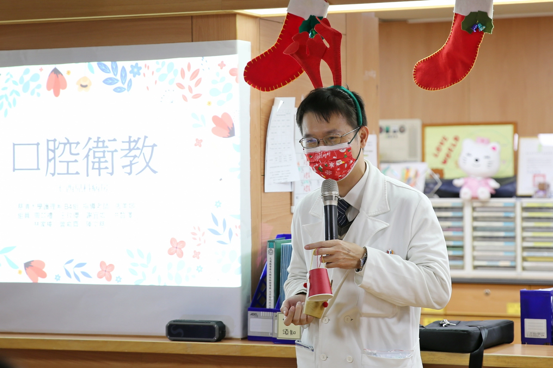 小兒部兒童社區醫療科主任暨兒科病房主任陳明群指出，兒童常見影響口腔健康狀況不佳的原因就是齲齒，根據近十年來花蓮慈院兒科參與的花蓮縣學童健檢的報告指出，齲齒是花蓮縣學童健檢異常的第一名。