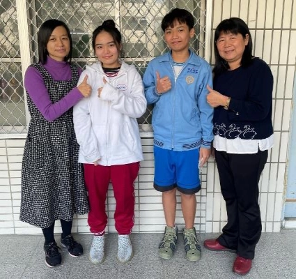 透過學校老師持續協助下，新住民子女跨國銜轉融入國內教育體系。