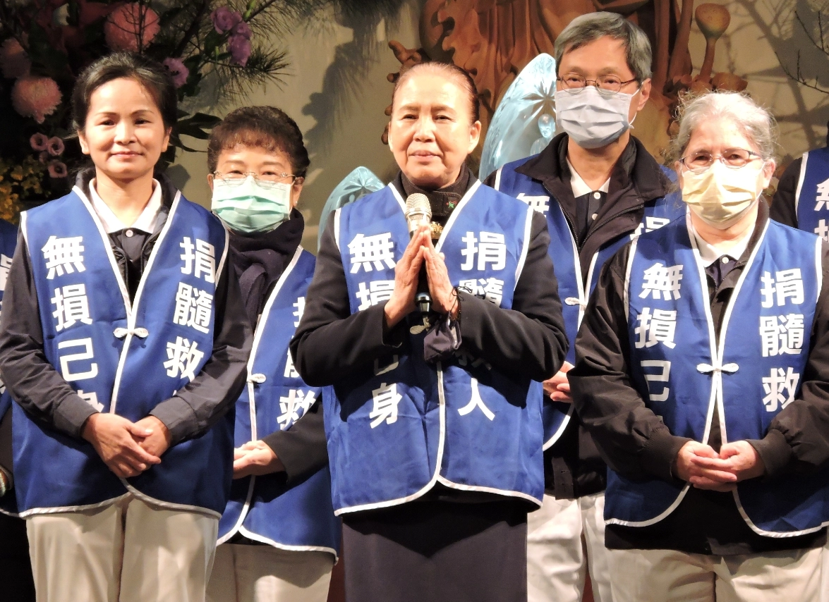 投入慈濟造血幹細胞捐贈宣導近三十年的慈濟志工王林美鳳表示，「能成為他人生命中的貴人，內心很歡喜」！