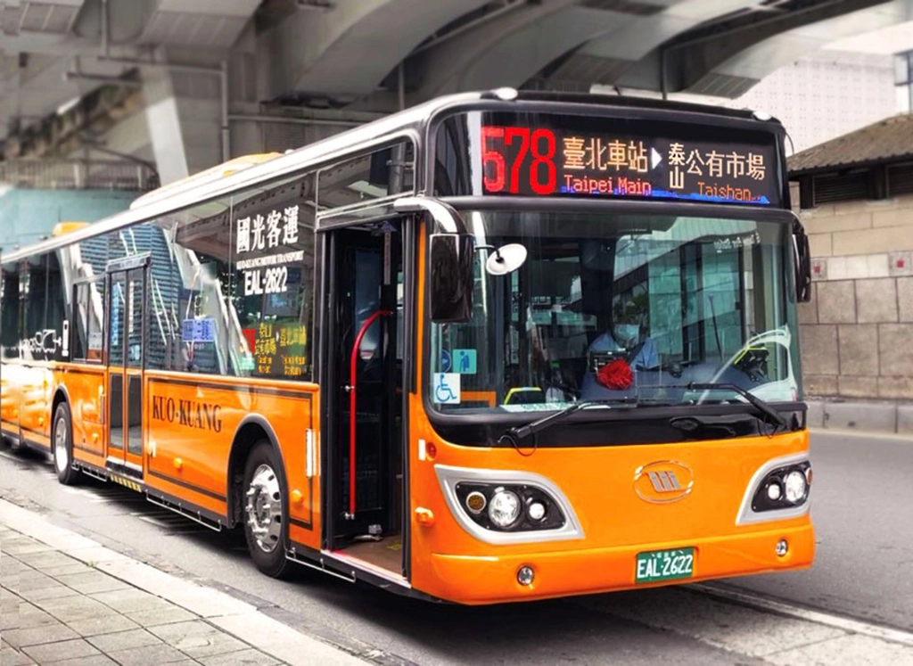 578路線公車全面汰換為「抗疫2.0」電動公車。