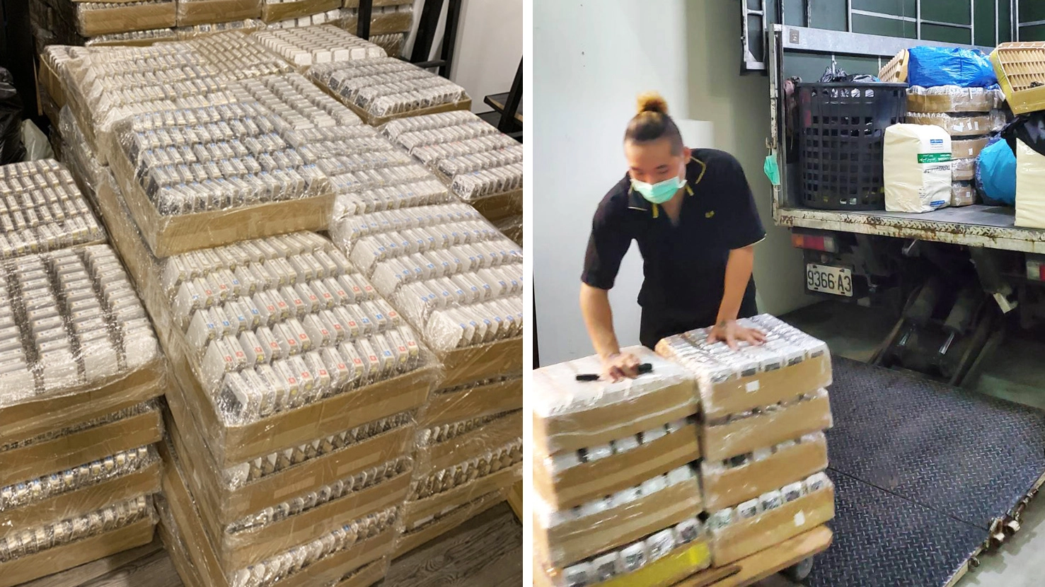 由慈濟租借兩個月的方式，緊急配寄15000個無線分享器給各縣市教育局之所需，無償協助弱勢家庭。