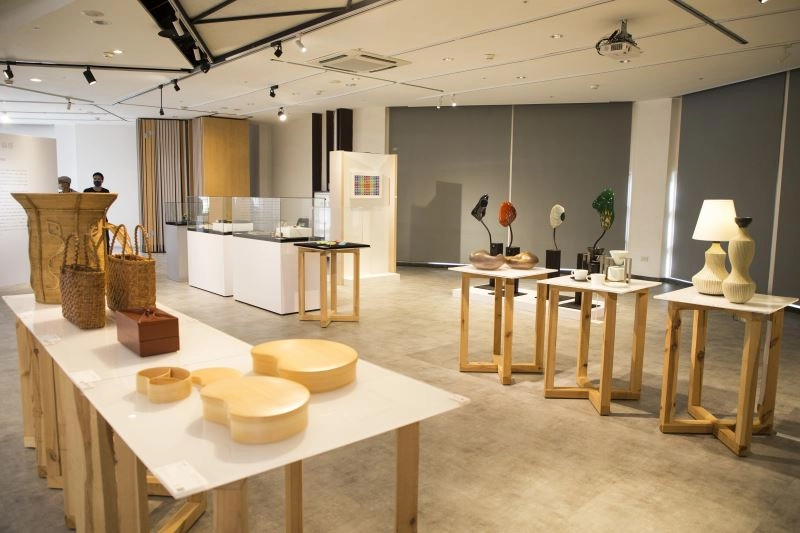 「C-FLOW．心流–幸福工藝臺日交流展」展場一隅。