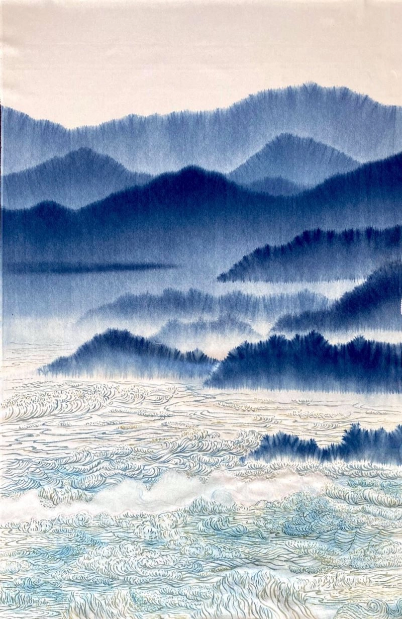 臺灣工藝家陳景林〈雲湧〉。