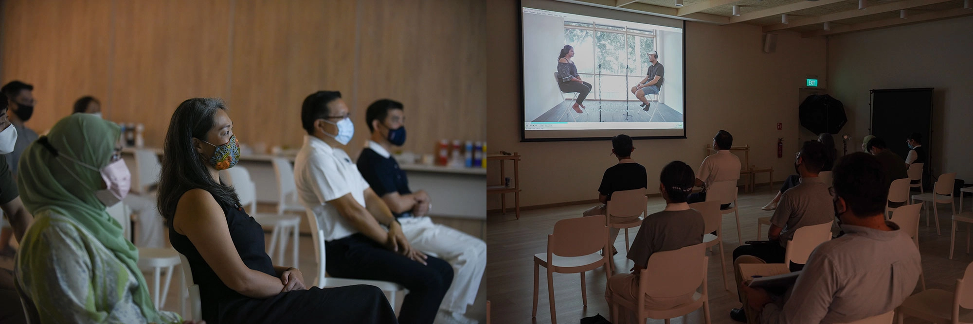 ThisConnect: Threading World展覽，義順集選區國會議員陳澮敏(左圖左二)是推介禮的主賓