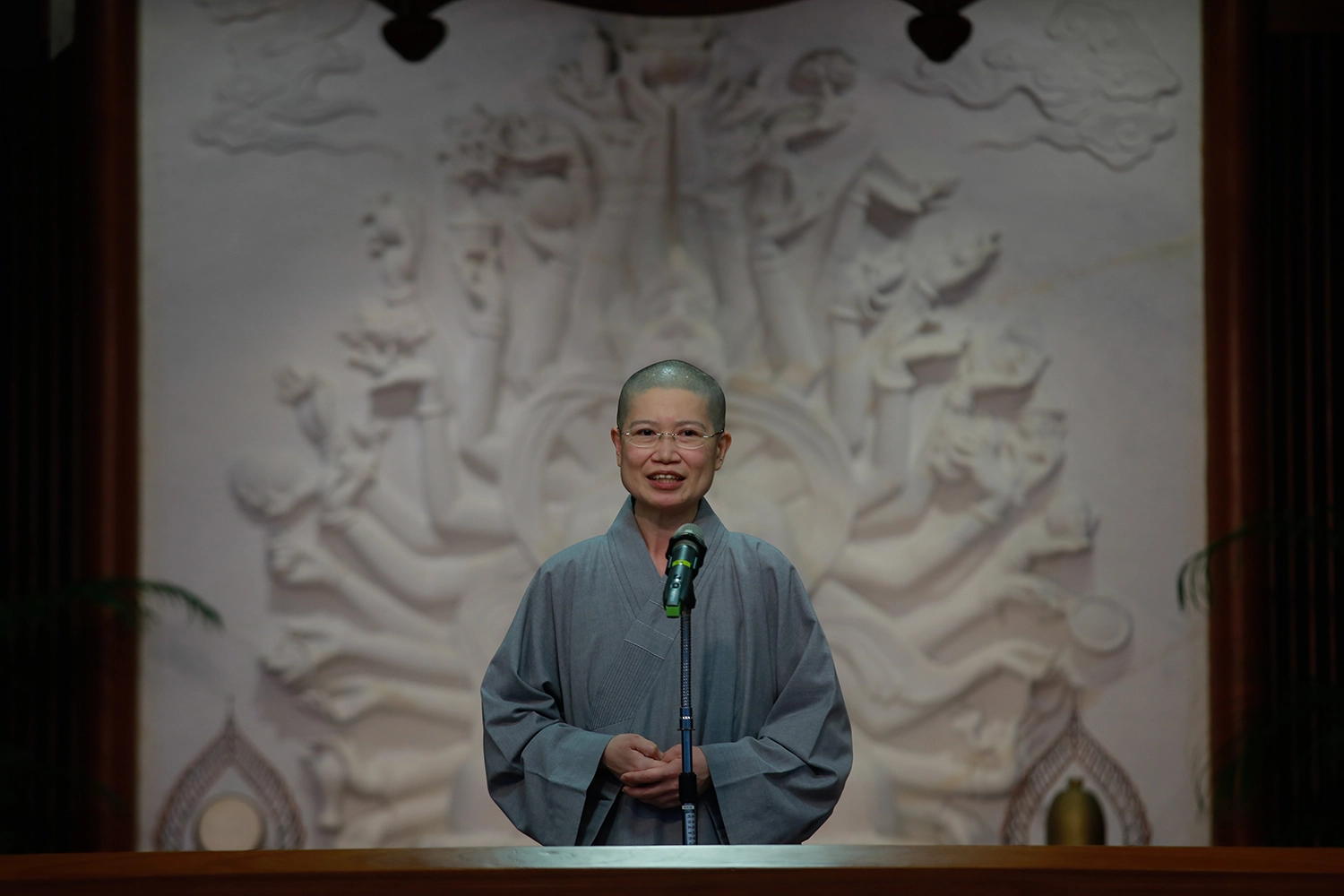 靜思精舍德修法師表示，希望大家都能成為病患生命中充滿希望的明燈。