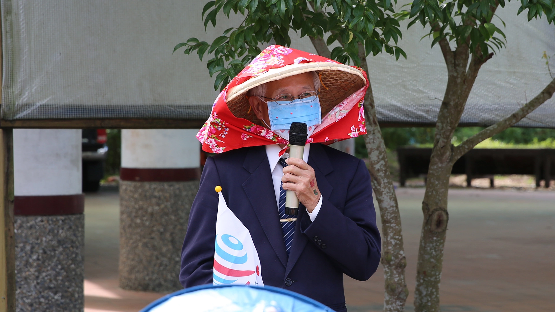 慈濟骨髓幹細胞中心主任楊國梁向每一位參與活動的志工朋友感恩。