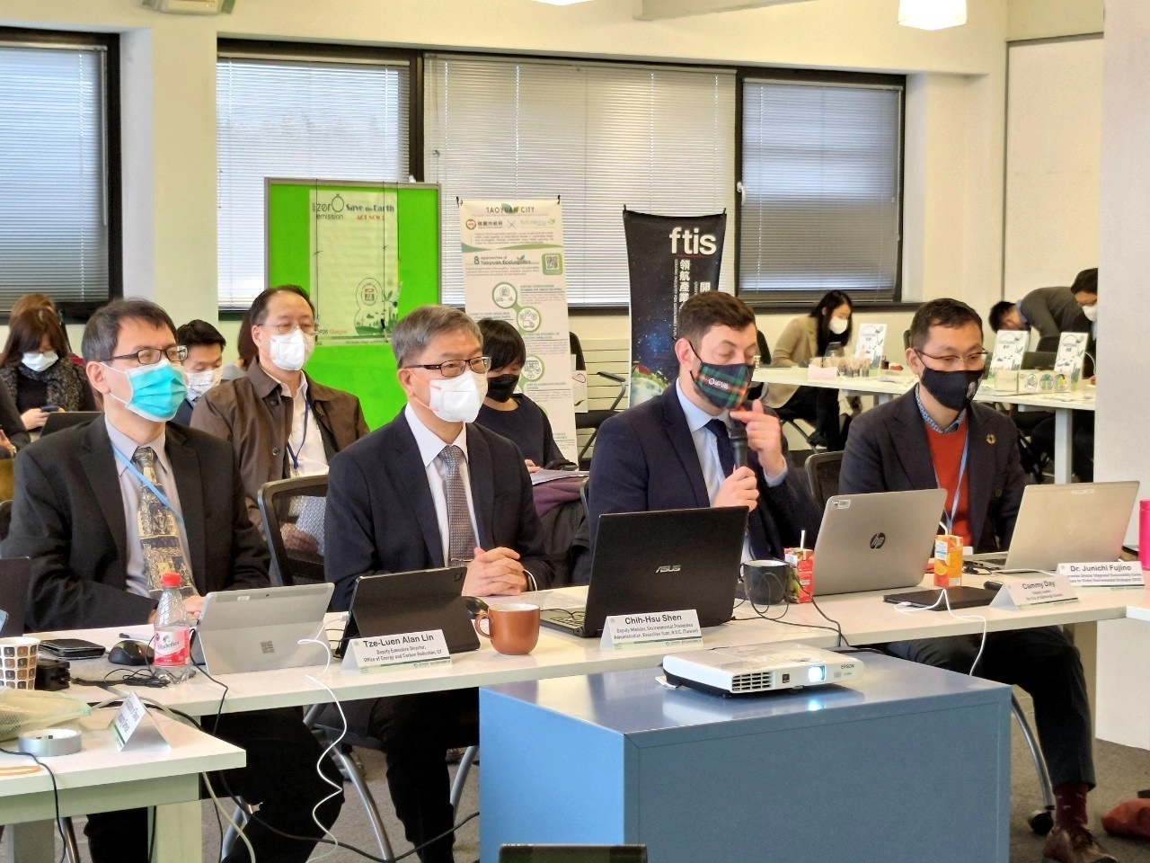 淨零轉型城市行動論壇會情形。