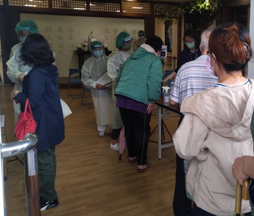 工作人員運作井然有序，帶給民眾舒適安心的服務。