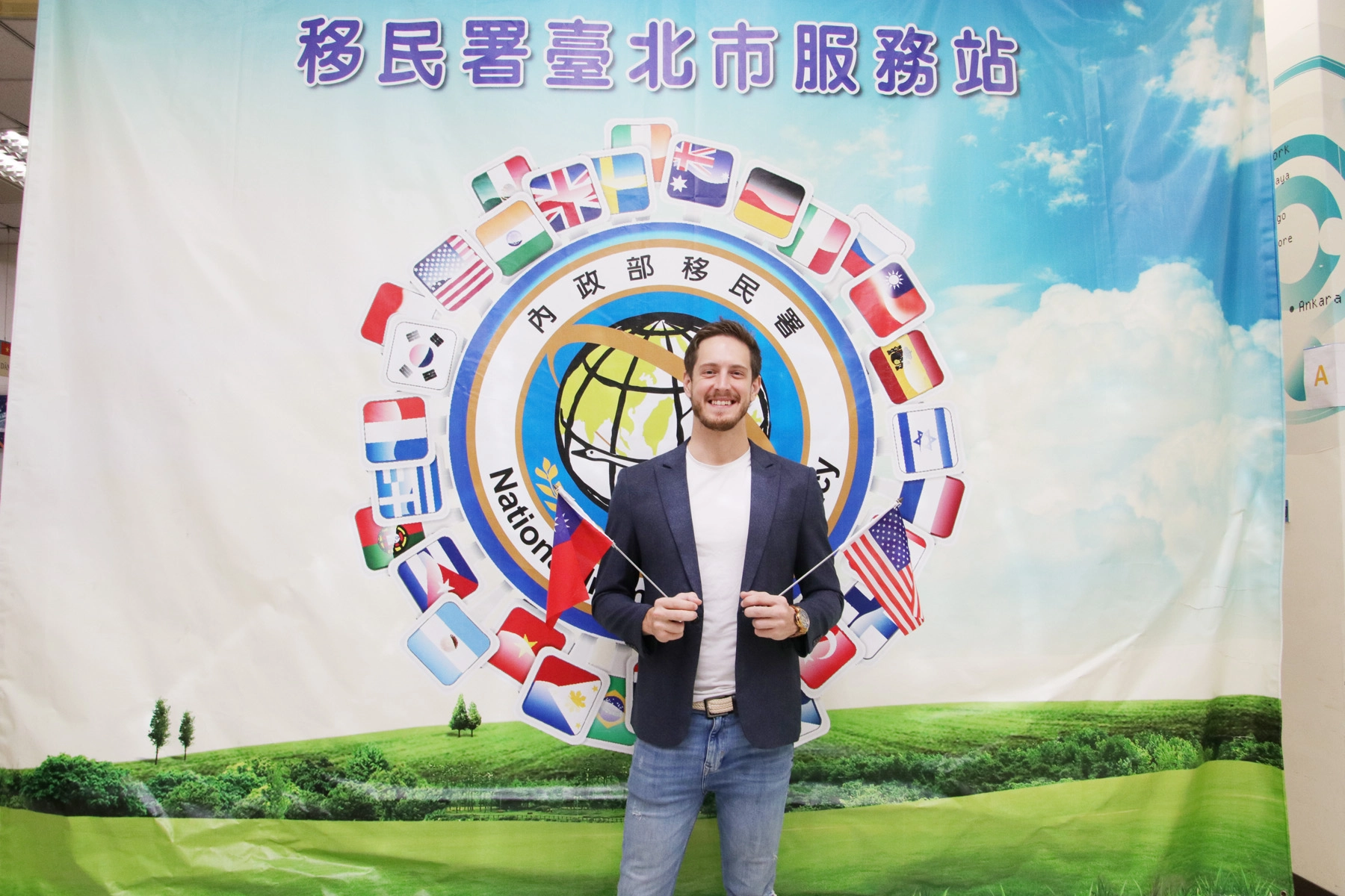 來自美國的賈斯汀將臺灣看做是人生第二個家。