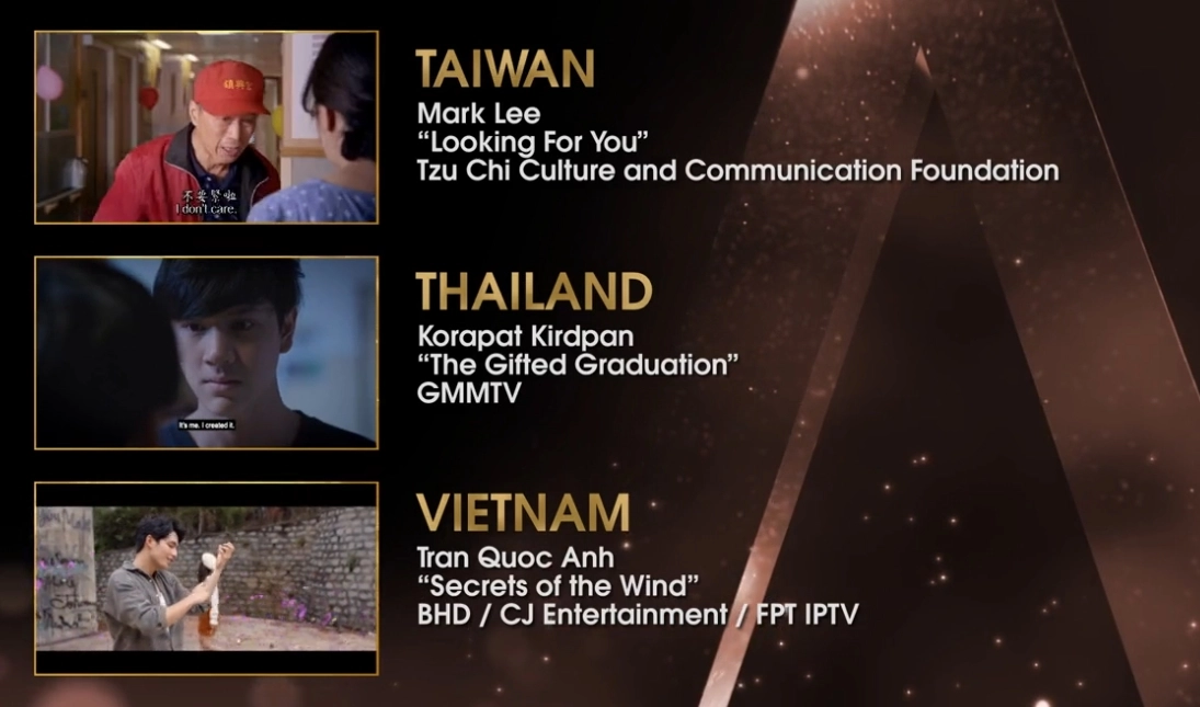 李天柱 Mark Lee 《等一個人 Looking For You》入圍AAA-2021亞洲影藝創意大獎(Asian Academy Creative Awards) 最佳男主角/Best Actor in a Leading Role。(圖片翻攝自：Asian Academy Creative Awards 粉絲專頁。)
