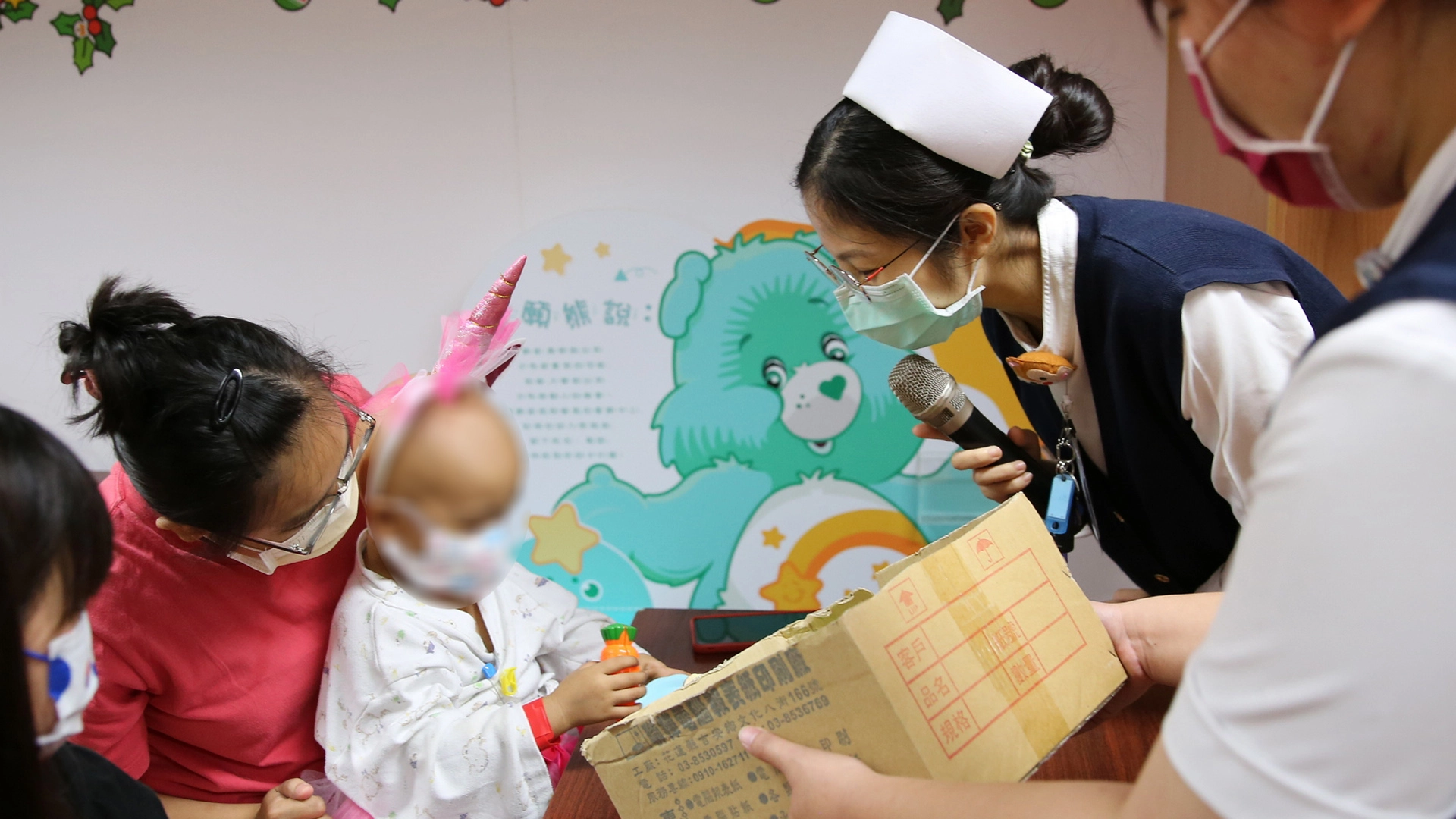 透過「我的健康餐盤」遊戲，讓病童認識自己所選擇的食物外，也希望孩子們能從小建立健康及正確的飲食觀念。
