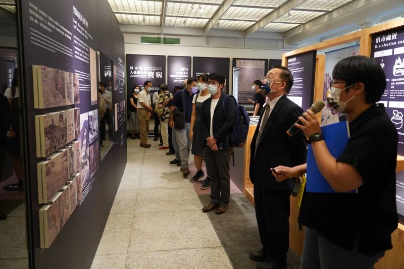 臺博館疫觸即發特展從臺灣史觀點開啟臺灣百年防疫的時光旅行。