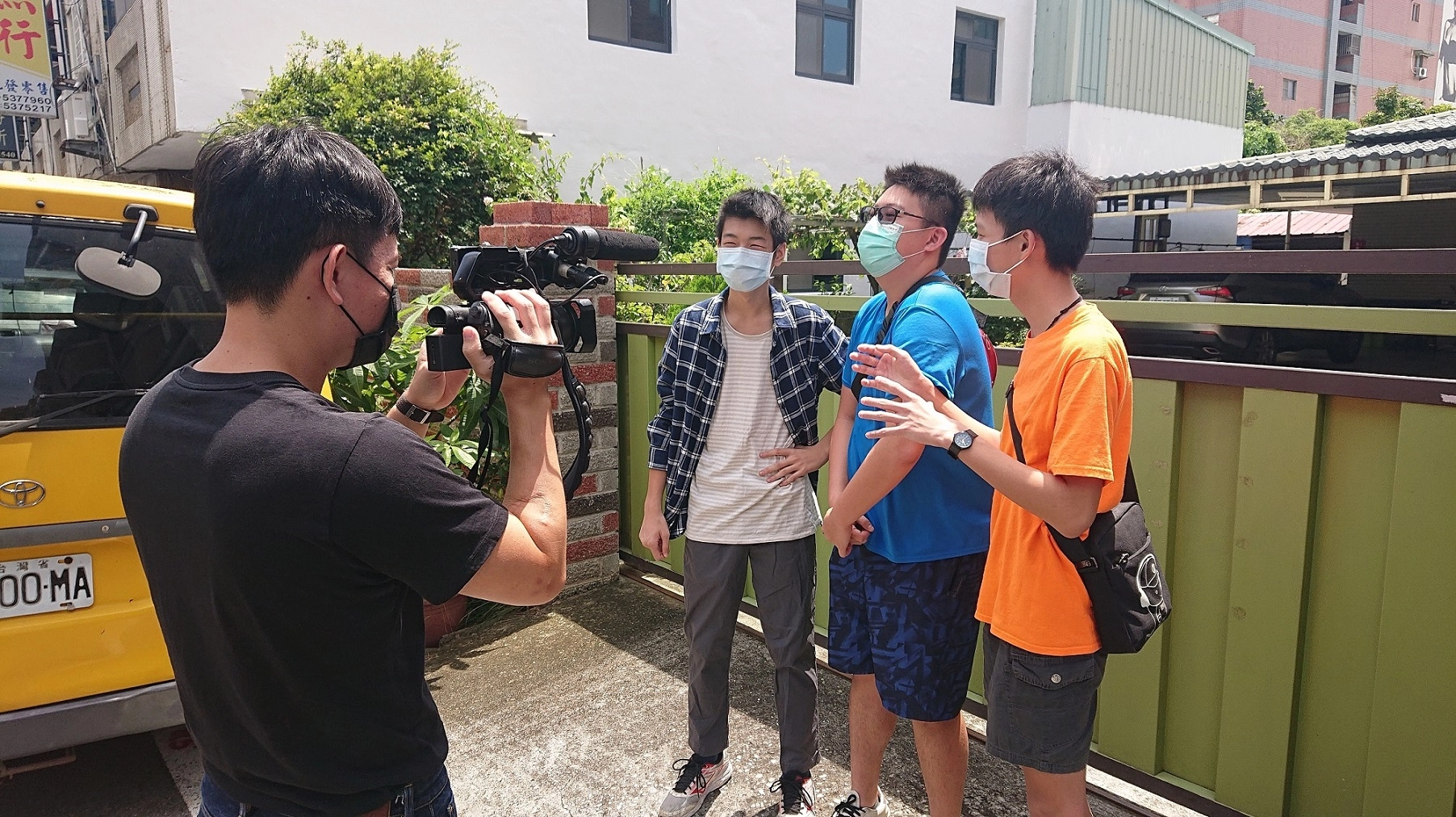 樟湖國中小「蔬菜肉肉箱」活動課程：由學生自錄影片，向各界募集一週一次的食材。