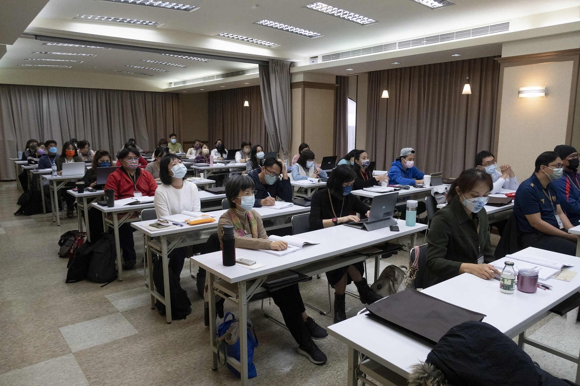 原轉巡講團師資培訓國中班（第一階段）學員上課概況。