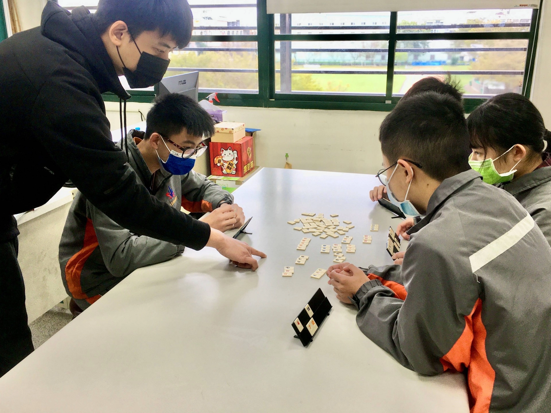 臺中市神圳國中學習扶助班搭配數學桌遊輔助教學