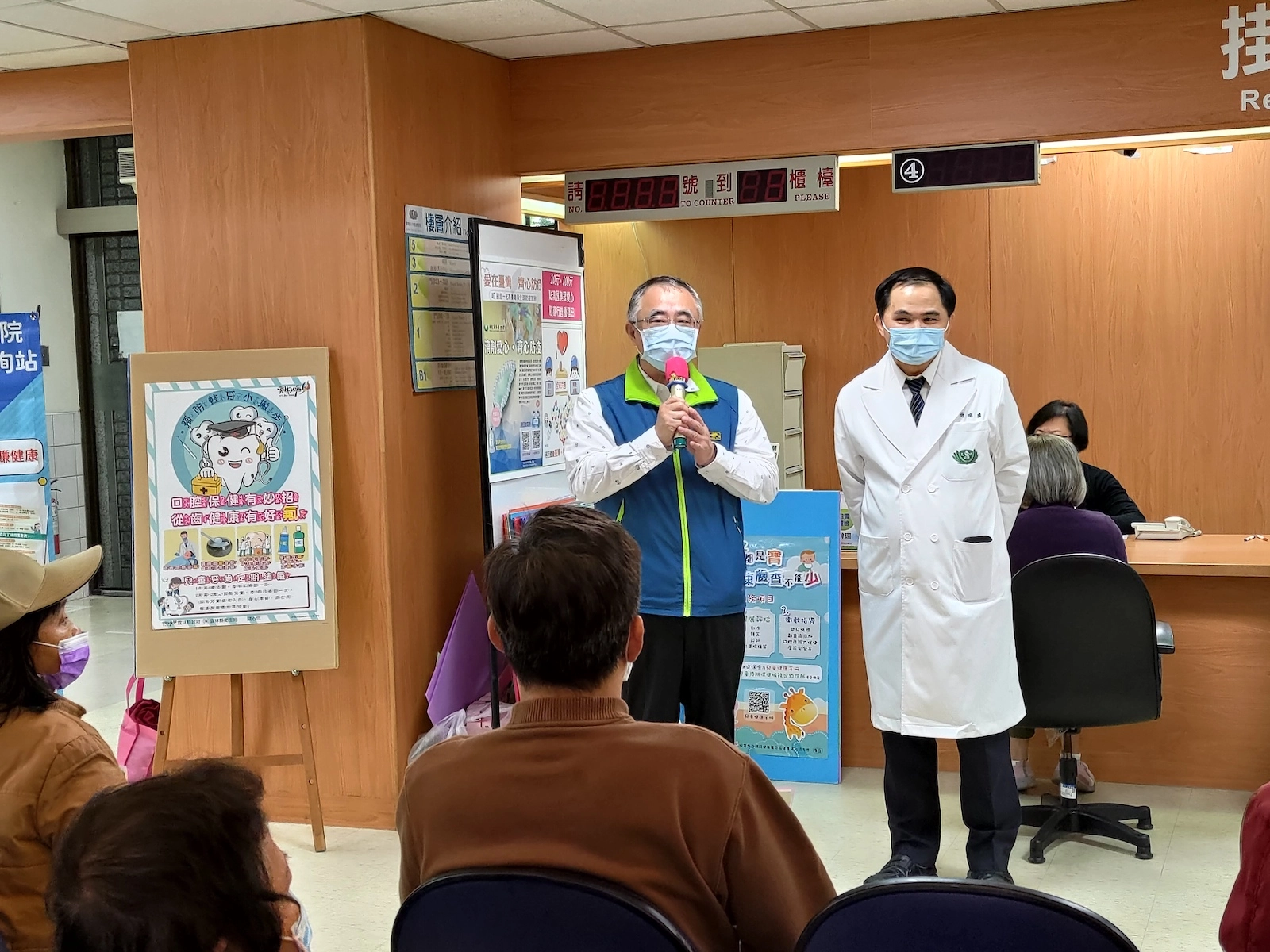 雲林縣衛生局副局長張翌君感謝慈濟醫院的協助與幫忙，雲林縣政府都非常關心各位的健康，希望民眾到醫院來做整合式篩檢，對於後續追蹤管理能更有系統化。