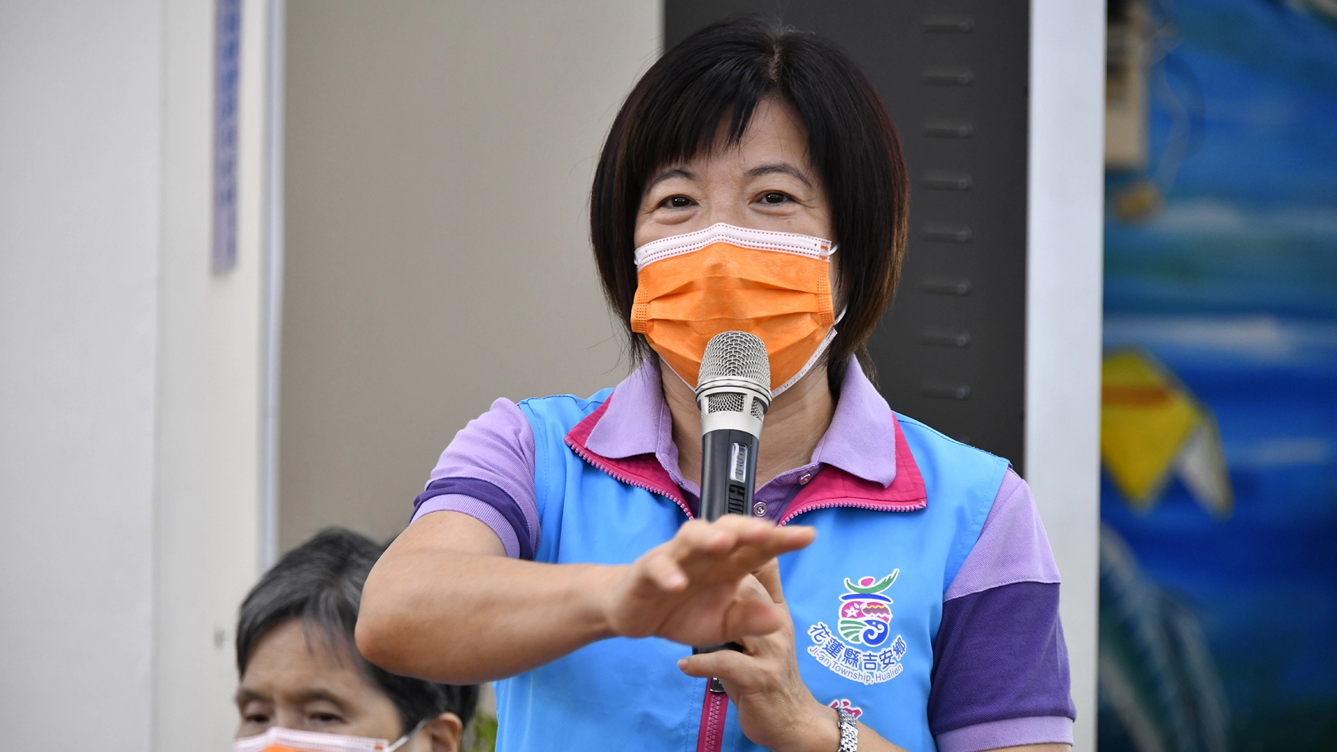 「媽媽的愛不會消失」，游淑貞鄉長以自身經驗分享照護失智母親的過程點滴。